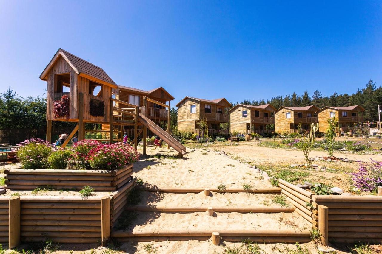 Cabana En Tunquen Con Parrilla, Fogon, Piscina Y Bosque Экстерьер фото