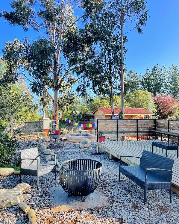 Cabana En Tunquen Con Parrilla, Fogon, Piscina Y Bosque Экстерьер фото