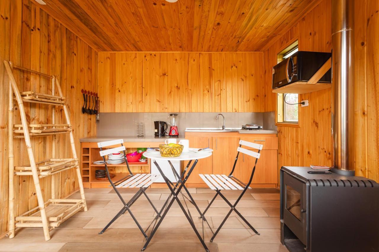 Cabana En Tunquen Con Parrilla, Fogon, Piscina Y Bosque Экстерьер фото