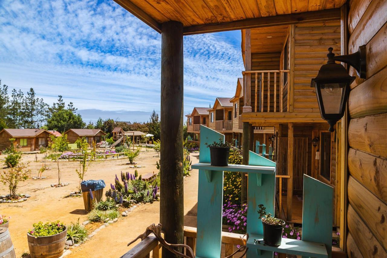 Cabana En Tunquen Con Parrilla, Fogon, Piscina Y Bosque Экстерьер фото