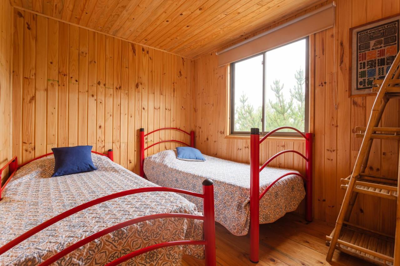 Cabana En Tunquen Con Parrilla, Fogon, Piscina Y Bosque Экстерьер фото