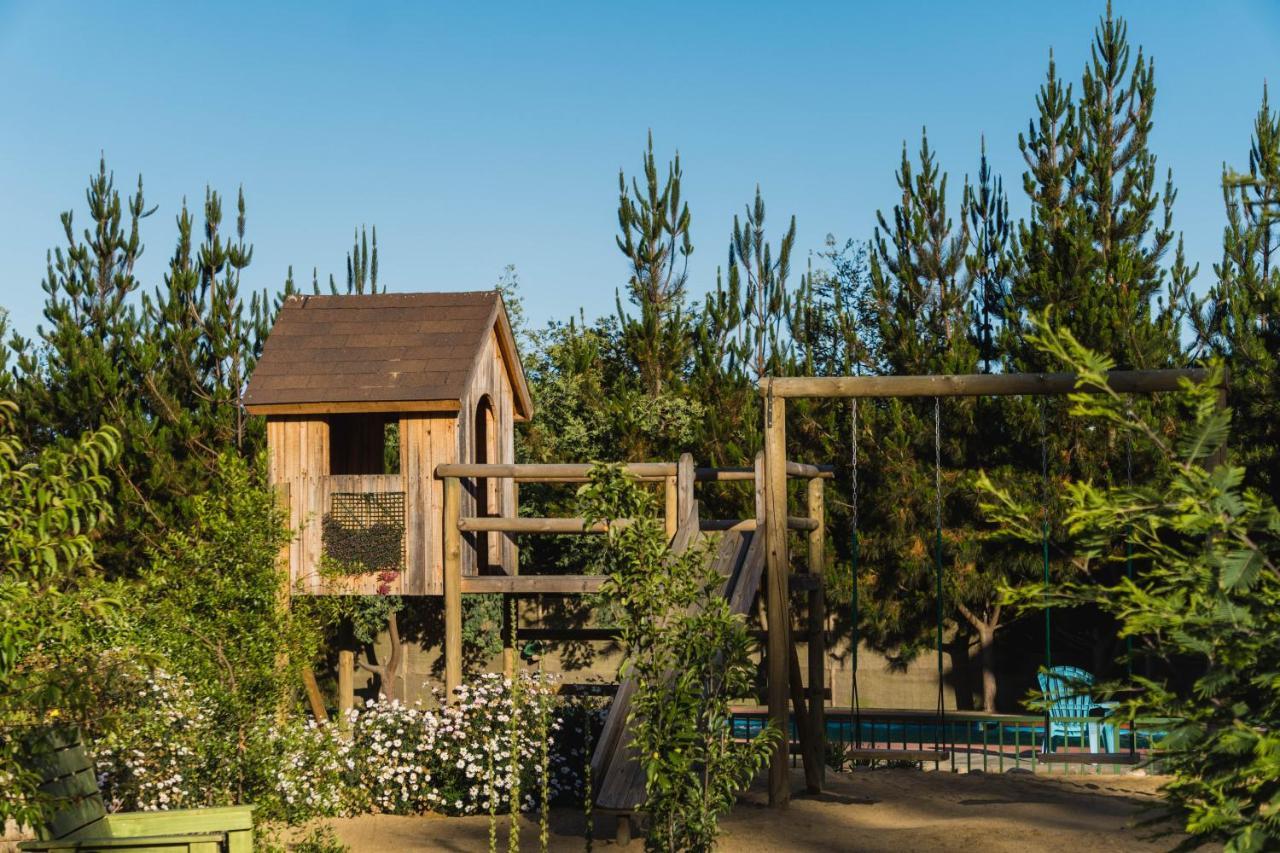 Cabana En Tunquen Con Parrilla, Fogon, Piscina Y Bosque Экстерьер фото