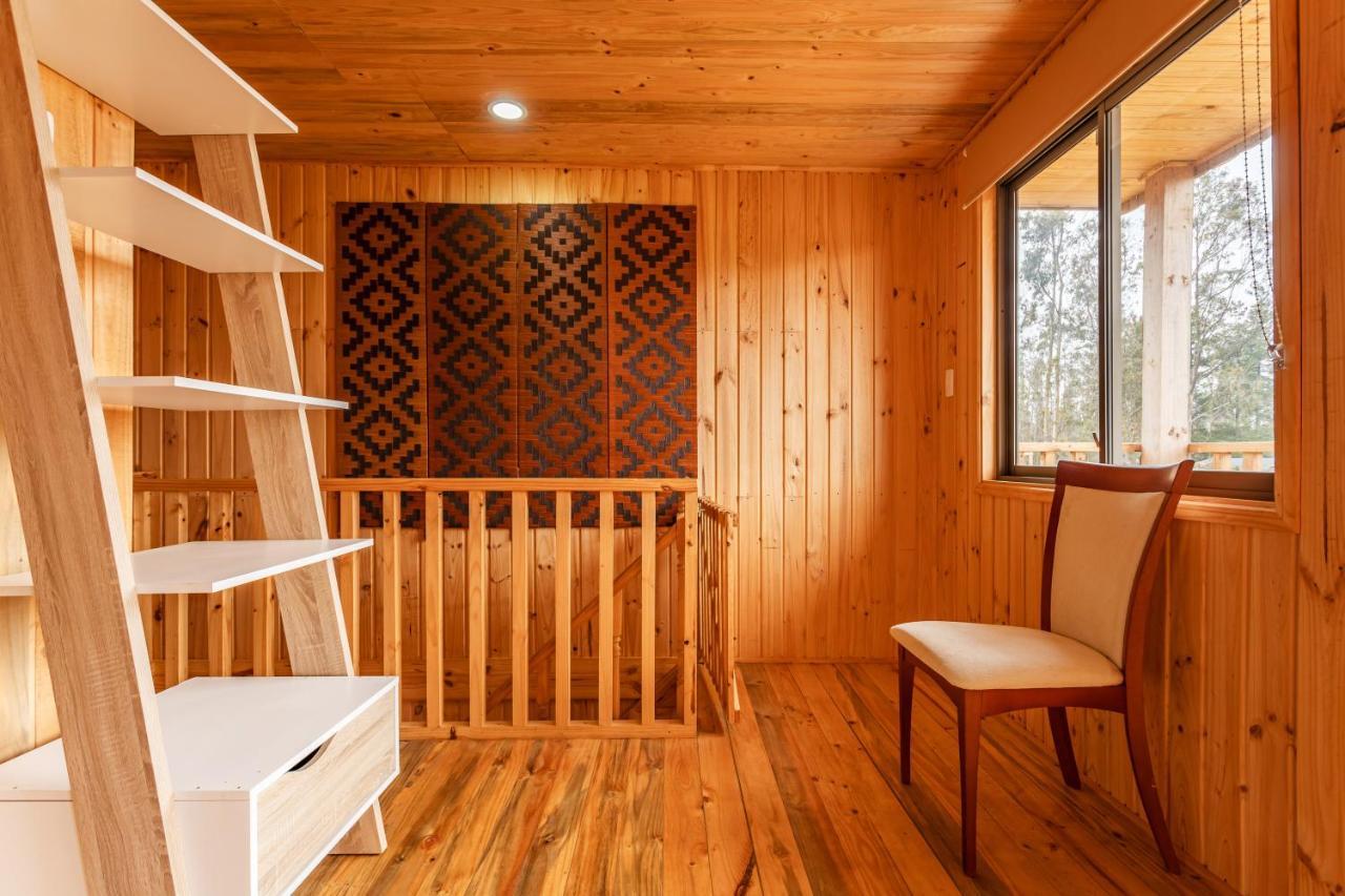 Cabana En Tunquen Con Parrilla, Fogon, Piscina Y Bosque Экстерьер фото
