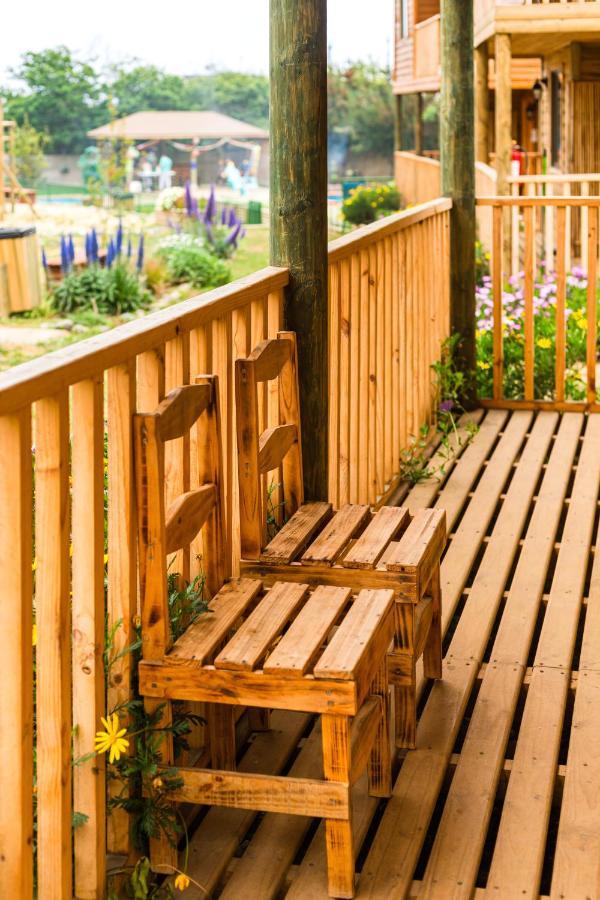 Cabana En Tunquen Con Parrilla, Fogon, Piscina Y Bosque Экстерьер фото